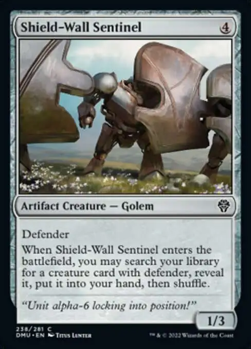 MtG Dominaria United Common Shield-Wall Sentinel #238