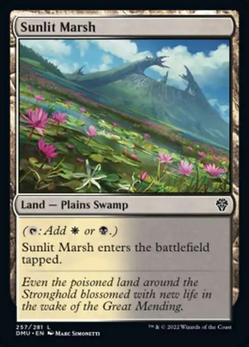 MtG Dominaria United Common Sunlit Marsh #257