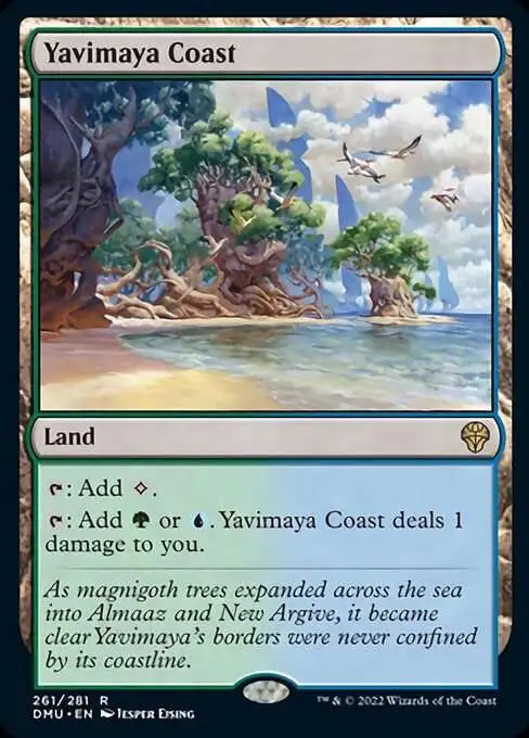 MtG Dominaria United Rare Foil Yavimaya Coast #261