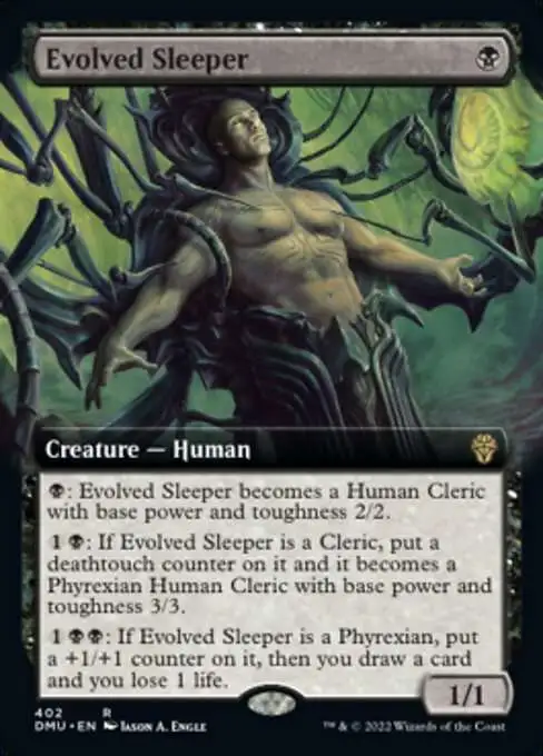 MtG Dominaria United Rare Evolved Sleeper #402 [Extended Art FOIL]