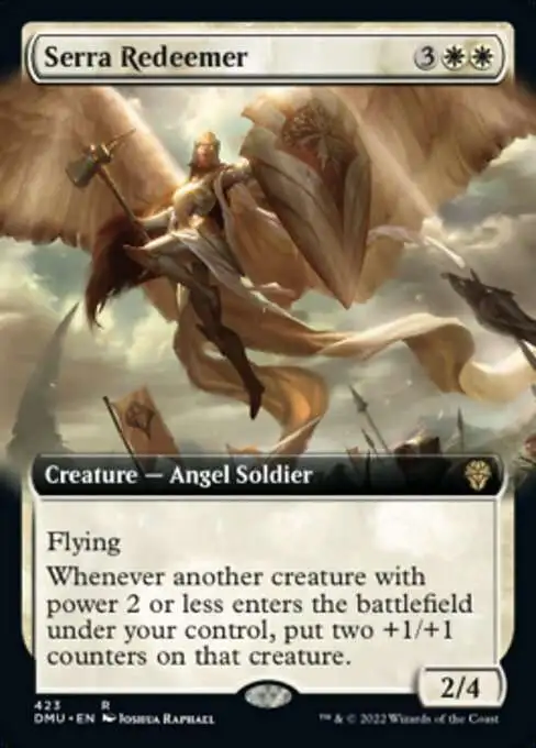 MtG Dominaria United Rare Serra Redeemer #423 [Extended Art]