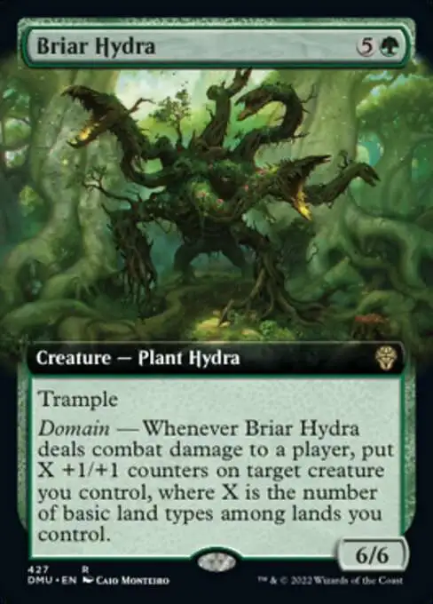 MtG Dominaria United Rare Briar Hydra #427 [Extended Art]