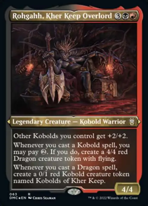 MtG Dominaria United Commander Rare Rohgahh, Kher Keep Overlord #63 [Etched Foil]