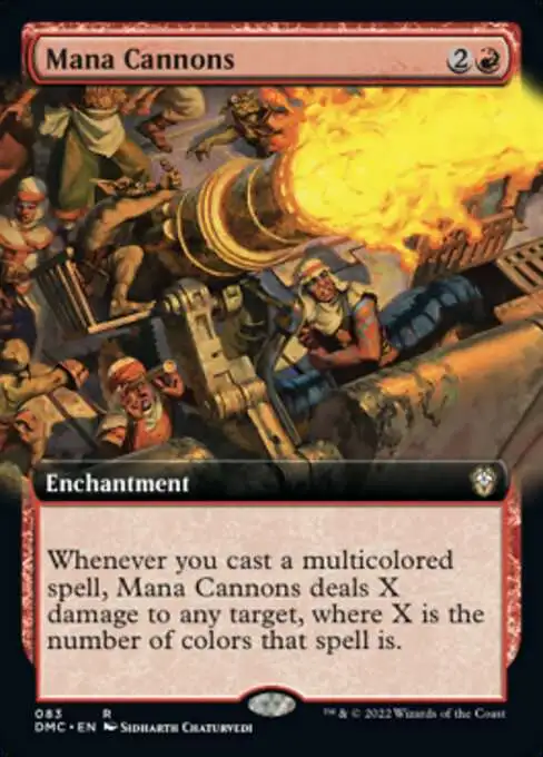 MtG Dominaria United Commander Rare Mana Cannons #83 [Extended Art]