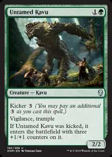 MtG Dominaria Uncommon Untamed Kavu #186