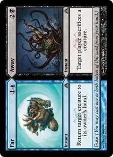 MtG Trading Card Game Dragon's Maze Uncommon Far // Away #127