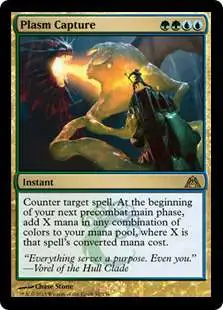 MtG Trading Card Game Dragon's Maze Rare Plasm Capture #91
