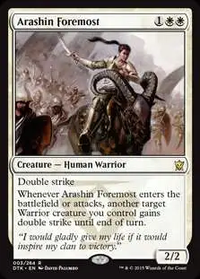 MtG Dragons of Tarkir Rare Arashin Foremost #3