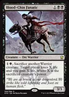 MtG Dragons of Tarkir Rare Blood-Chin Fanatic #88