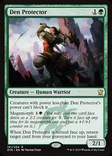 MtG Dragons of Tarkir Rare Den Protector #181