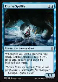 MtG Dragons of Tarkir Common Elusive Spellfist #53