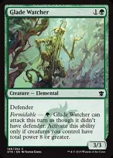 Magic the Gathering Dragons of Tarkir Single Card Common Glade Watcher 188  - ToyWiz