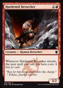 MtG Dragons of Tarkir Common Hardened Berserker #139