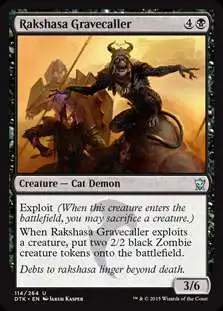 MtG Dragons of Tarkir Uncommon Rakshasa Gravecaller #114