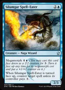 MtG Dragons of Tarkir Uncommon Silumgar Spell-Eater #77