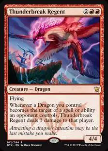 MtG Dragons of Tarkir Rare Thunderbreak Regent #162