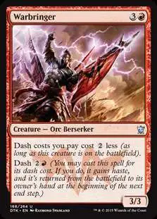 MtG Dragons of Tarkir Uncommon Foil Warbringer #168