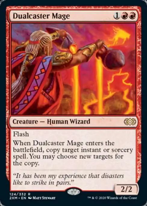 MtG Double Masters Rare Dualcaster Mage #124