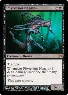 MtG Trading Card Game Duel Decks: Phyrexia vs. the Coalition Mythic Rare Phyrexian Negator #1