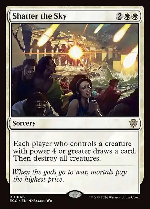 Magic The Gathering Lorwyn Eclipsed Commander Single Card Rare Shatter the  Sky 66 FOIL - ToyWiz