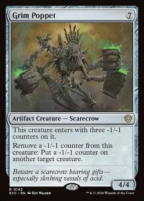 MtG Lorwyn Eclipsed Commander Rare Grim Poppet #142