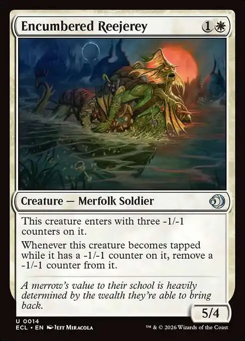 Reejerey Magic The Gathering Lorwyn Eclipsed Single Card Uncommon Encumbered ...