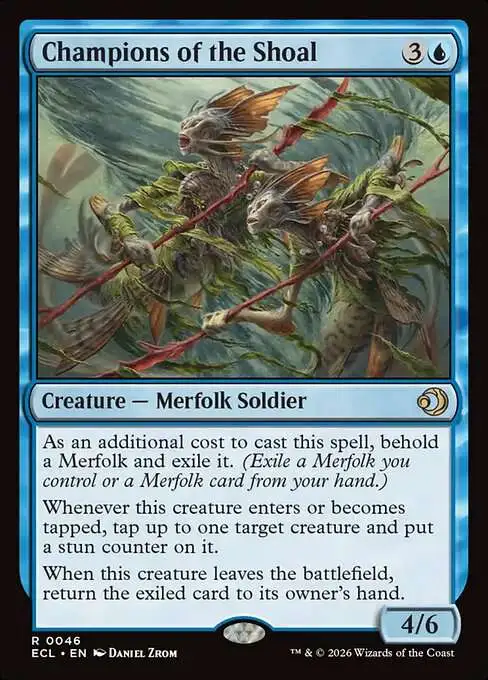 MtG Lorwyn Eclipsed Rare Champions of the Shoal #46