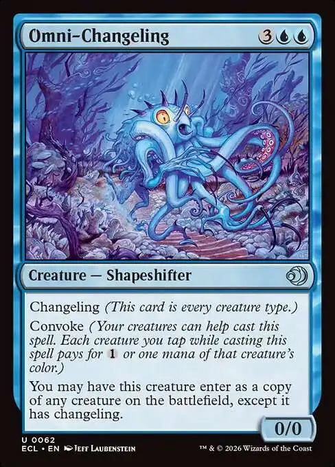 MtG Lorwyn Eclipsed Uncommon FOIL Omni-Changeling #62