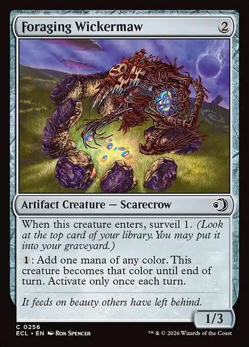 Magic The Gathering Lorwyn Eclipsed Single Card Common Foraging