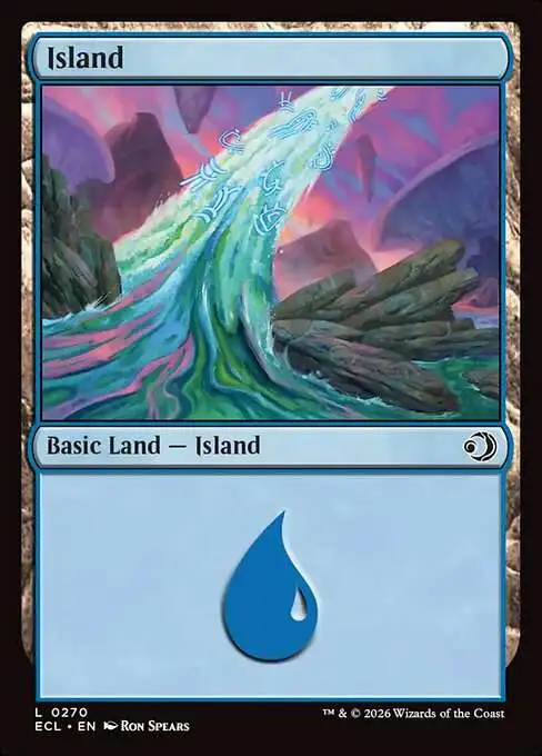 MtG Lorwyn Eclipsed Common FOIL Island #270