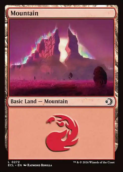 MtG Lorwyn Eclipsed Common FOIL Mountain #272