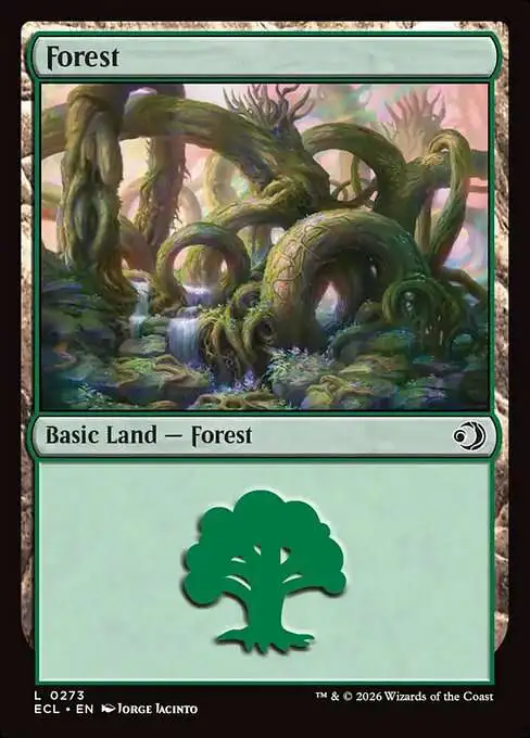 MtG Lorwyn Eclipsed Common FOIL Forest #273