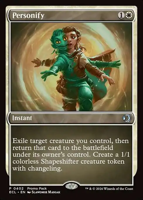 Magic The Gathering Lorwyn Eclipsed Single Card Uncommon Personify
