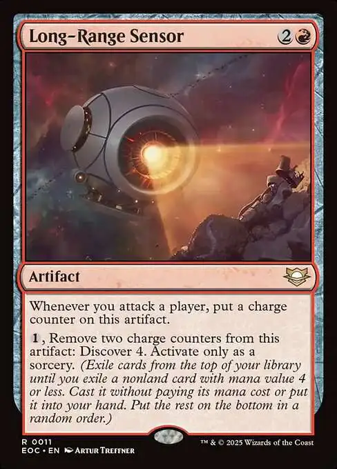 Magic The Gathering Edge of Eternities Commander Single Card Rare  Long-Range Sensor 11 - ToyWiz