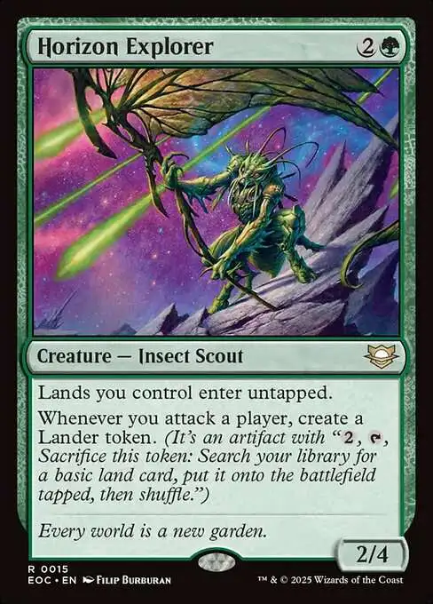 MtG Edge of Eternities: Commander Rare Horizon Explorer #15