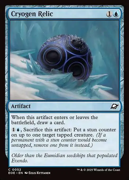 MtG Edge of Eternities Common Cryogen Relic #52
