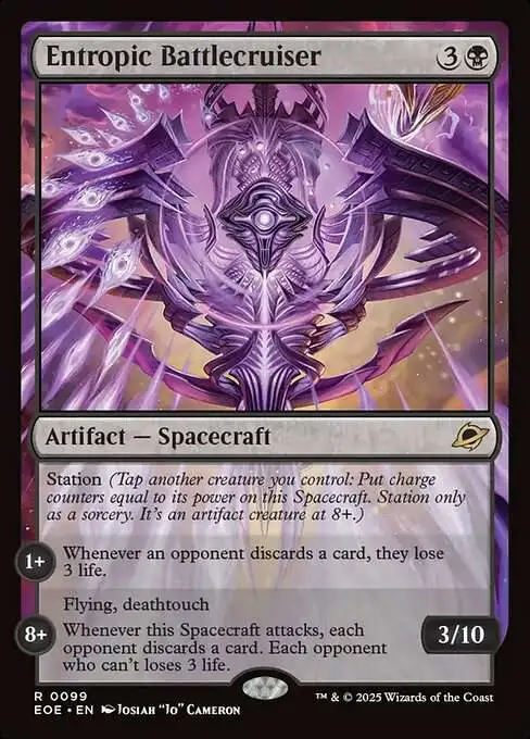 MtG Edge of Eternities Rare Entropic Battlecruiser #99