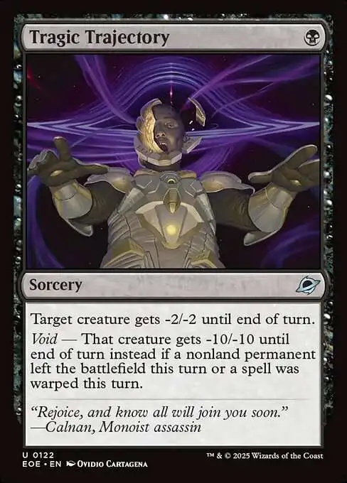 MtG Edge of Eternities Uncommon FOIL Tragic Trajectory #122