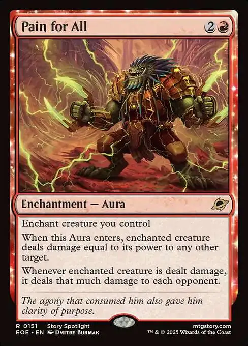 MtG Edge of Eternities Rare Pain for All #151
