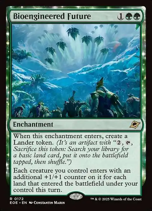 MtG Edge of Eternities Rare Bioengineered Future #172
