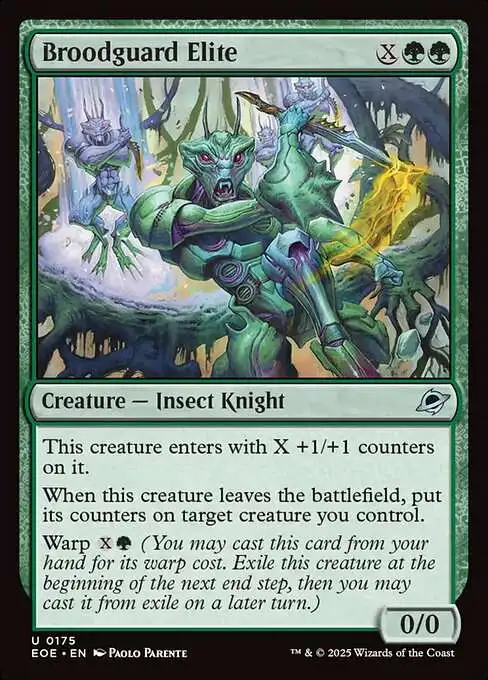MtG Edge of Eternities Uncommon Foil Broodguard Elite #175