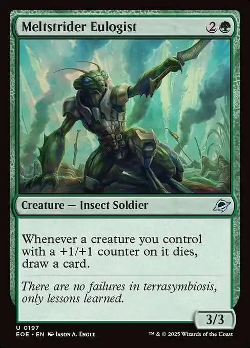 MtG Edge of Eternities Uncommon Foil Meltstrider Eulogist #197