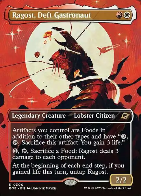 MtG Edge of Eternities Rare Ragost, Deft Gastronaut #300 [Triumphant]