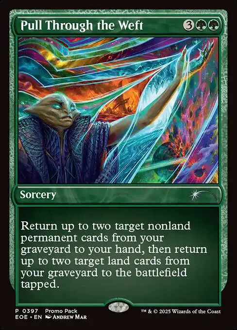 MtG Edge of Eternities Uncommon Pull Through the Weft #397 [Promo]