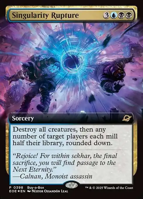 MtG Edge of Eternities Rare Singularity Rupture #398 [Promo]