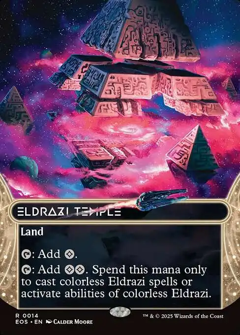 MtG Edge of Eternities: Stellar Sights Rare Eldrazi Temple #14 [Borderless]