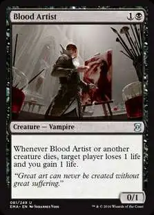 MtG Trading Card Game Eternal Masters Uncommon Foil Blood Artist #81