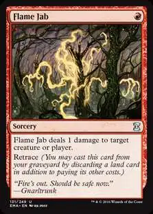 MtG Trading Card Game Eternal Masters Uncommon Flame Jab #131