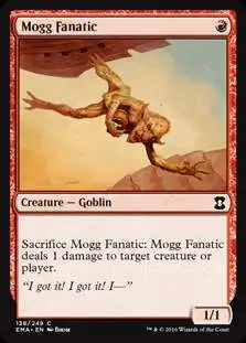 MtG Trading Card Game Eternal Masters Common Mogg Fanatic #138
