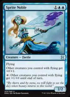 MtG Trading Card Game Eternal Masters Uncommon Sprite Noble #73